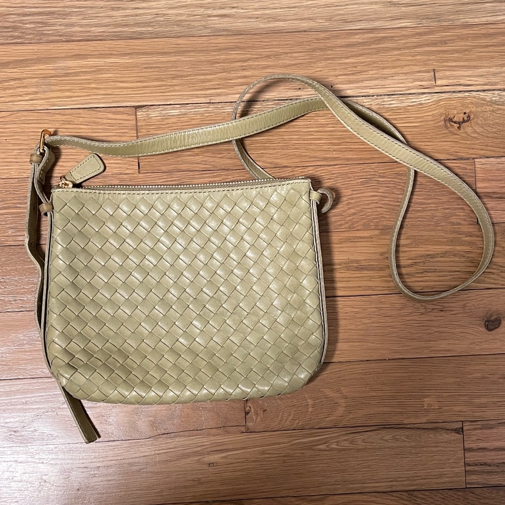 Madewell Woven Leather Crossbody Bag